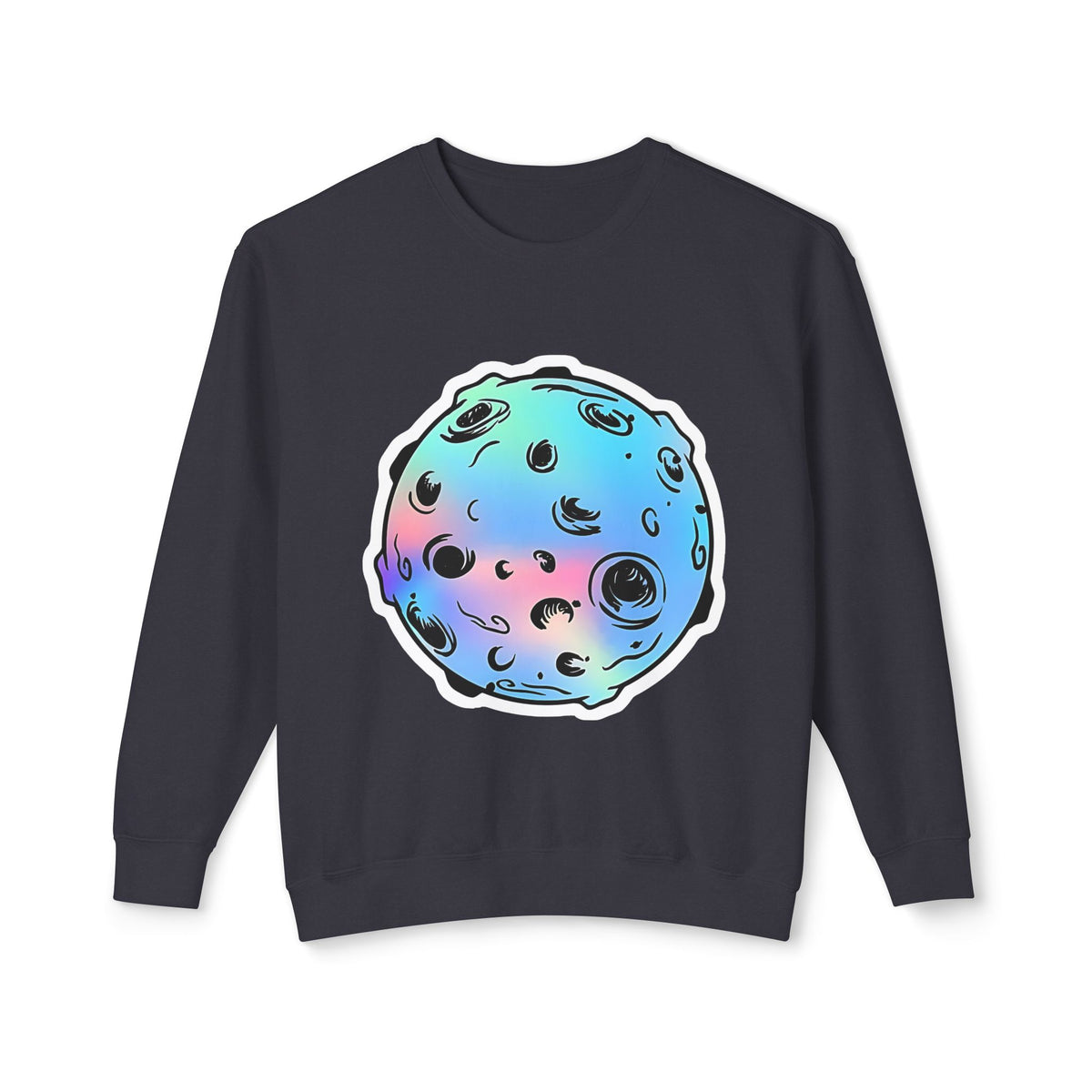 Celestial Moon Graphic Crewneck Sweatshirt