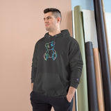 Colorful Bear Graphic Champion Hoodie