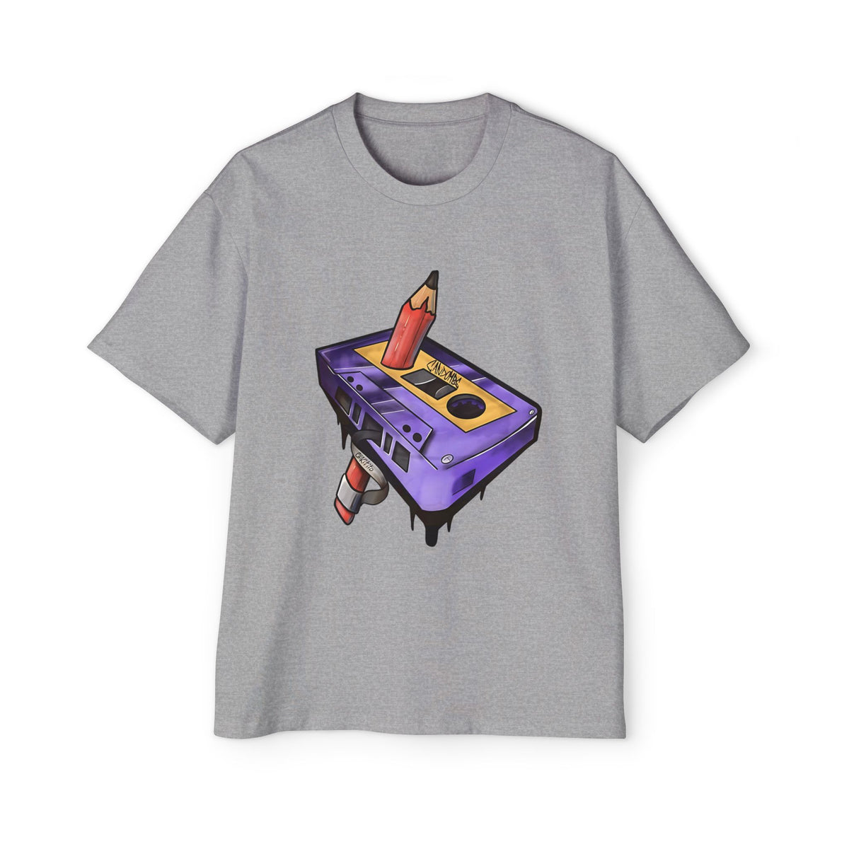 Retro Cassette Tape Oversized Tee