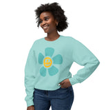 Smiley Flower Crewneck Sweatshirt