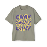 Joyful Flower Graphic Oversized Tee