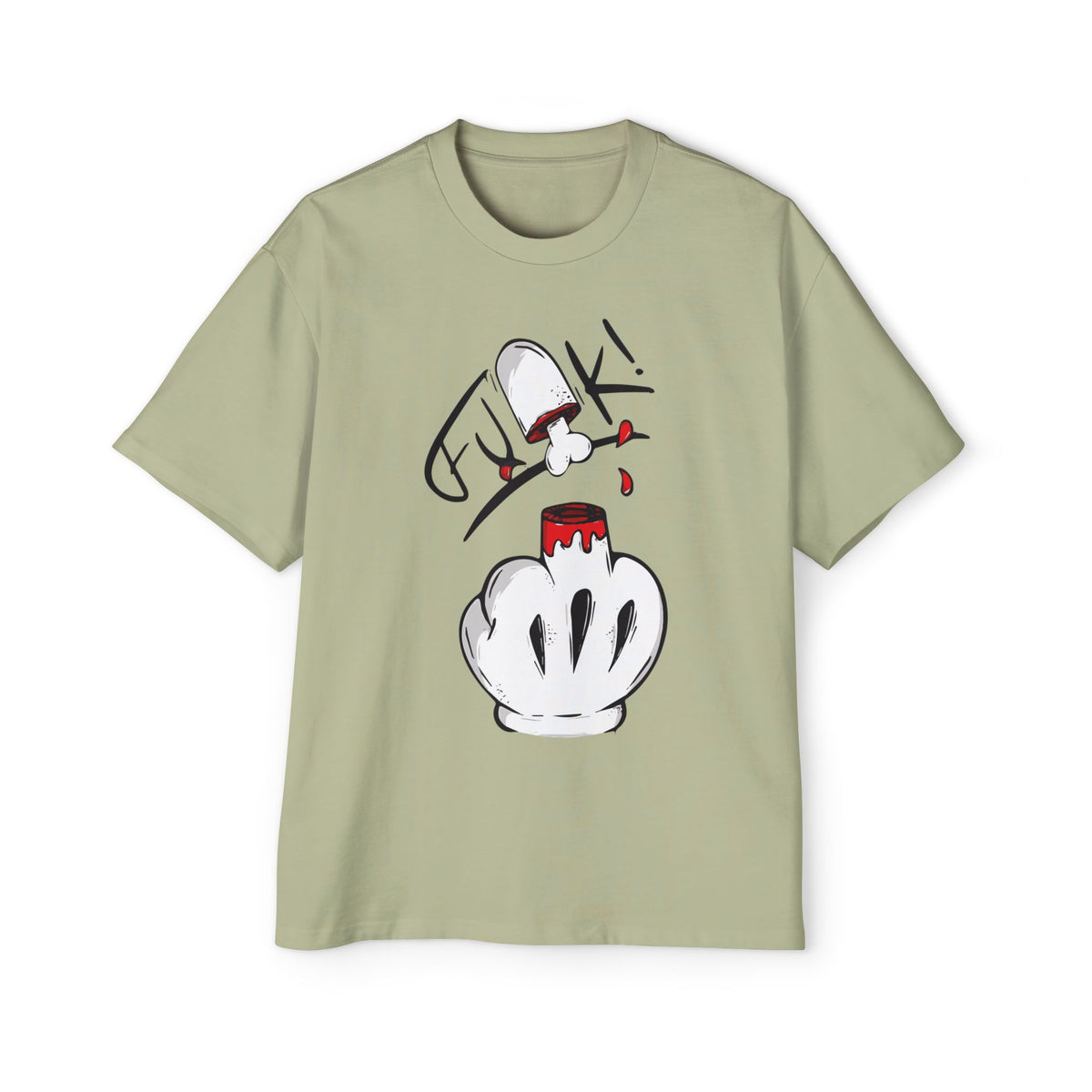 Edgy Graphic Tee with Bold Statement