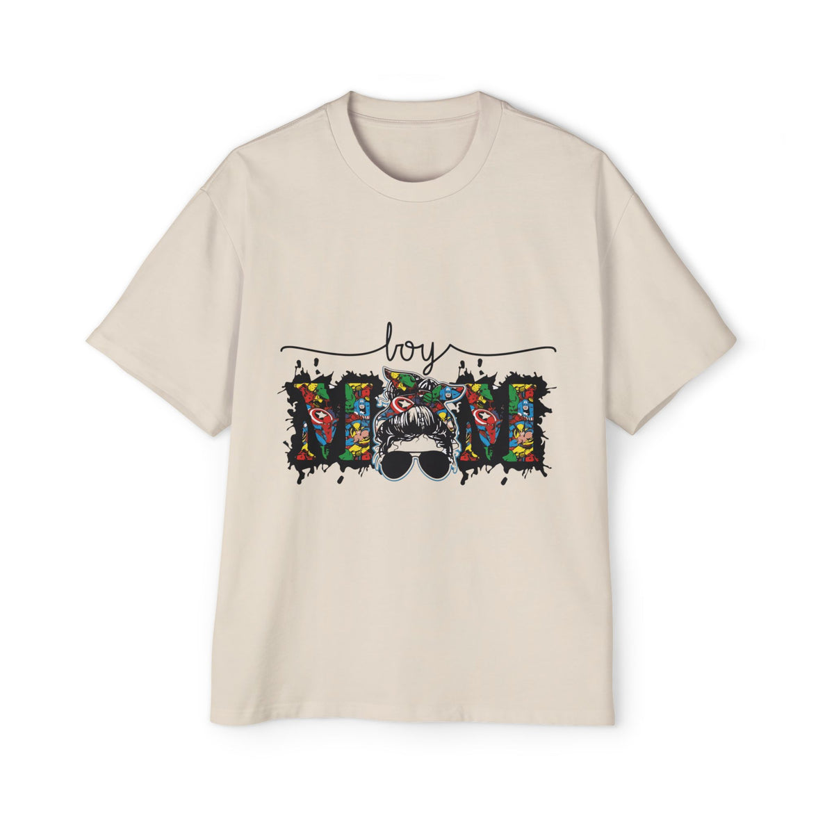 Bold Graphic Men's Heavy Oversized Tee