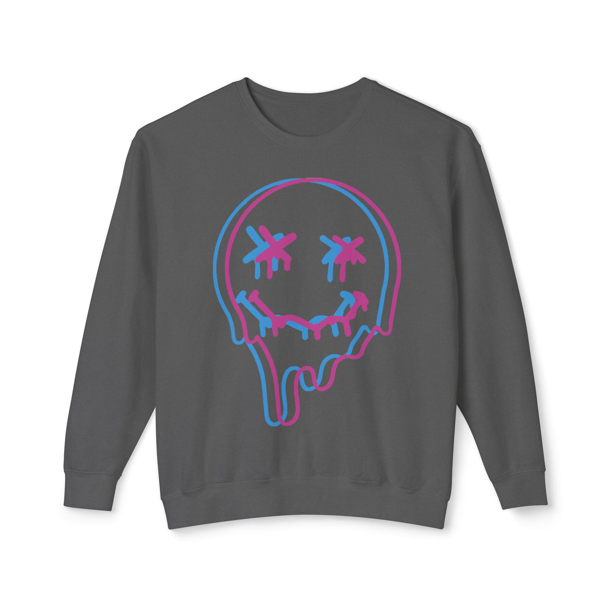 Melting Smiley Crewneck Sweatshirt