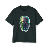 Cool Astronaut Skull Men's Heavy Oversized Tee