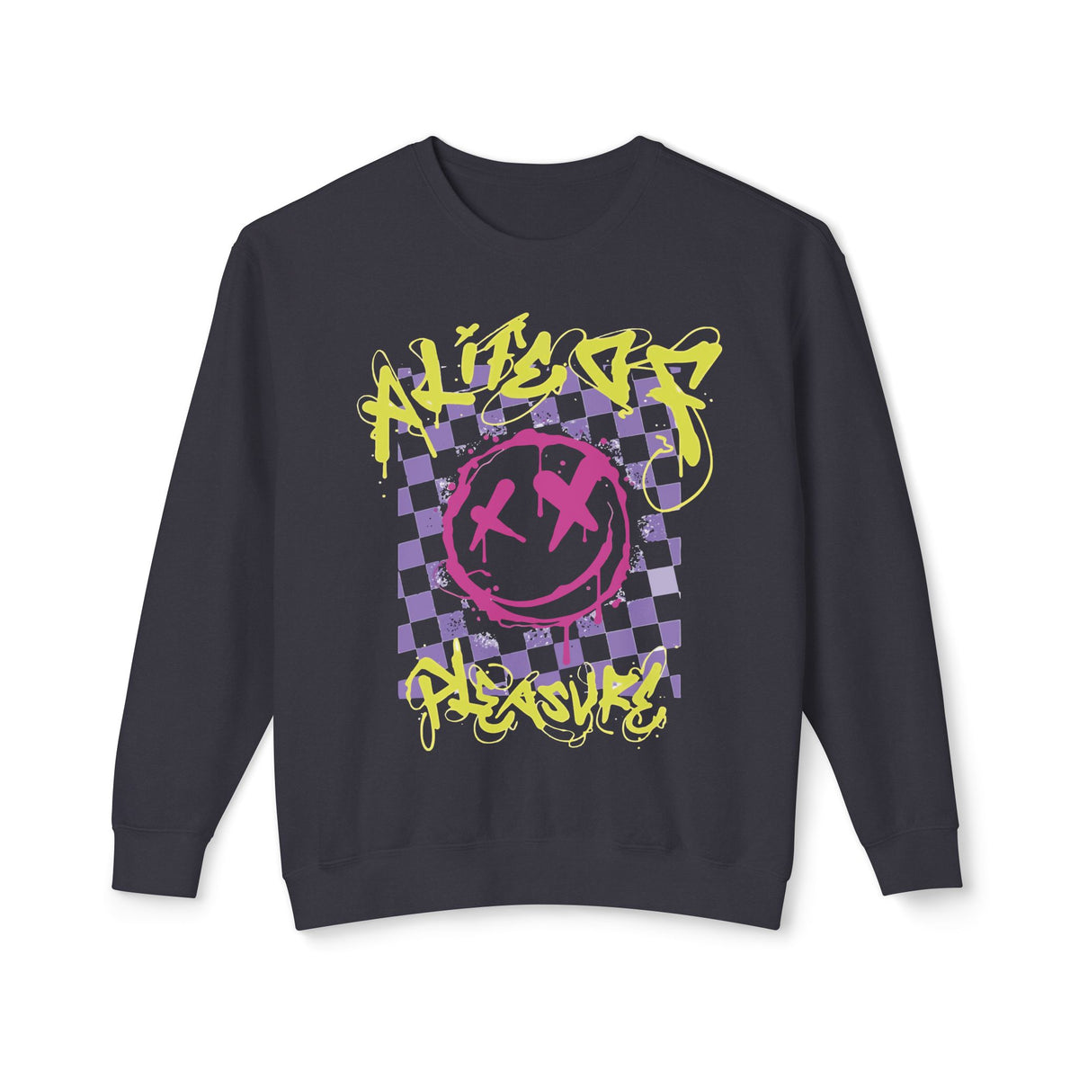 Retro Alien Graphic Crewneck Sweatshirt