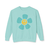 Smiley Flower Crewneck Sweatshirt