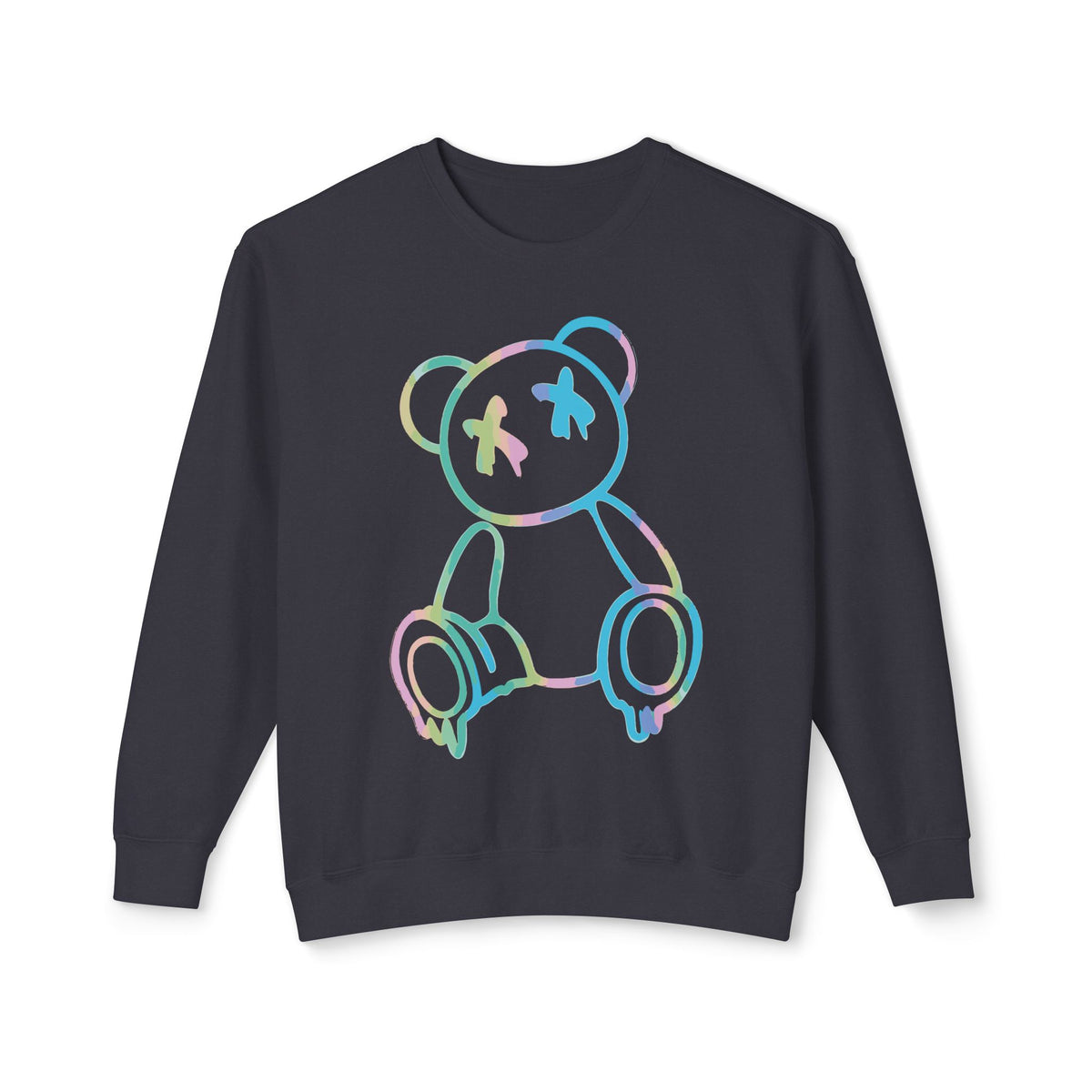 Colorful Bear Graphic Unisex Crewneck Sweatshirt