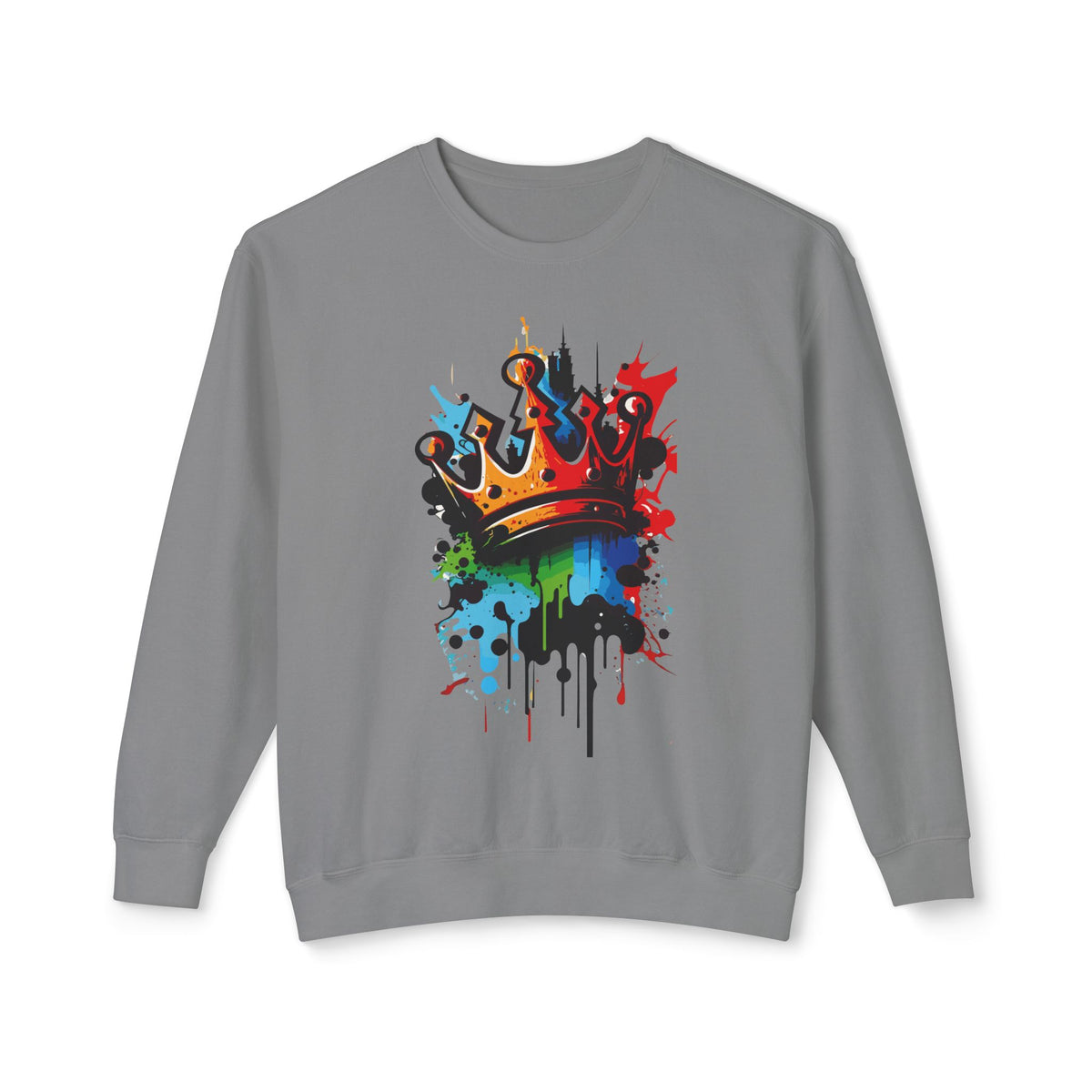 Colorful Crown Crewneck Sweatshirt