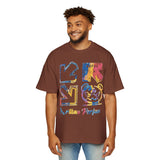 Colorful Graphic Men's Heavy Oversized Tee