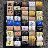 Men's Socks Crew Cactus Jack Socks 3 Pair/Box Cotton Sport Hip Hop Basketball White /Yellow /Black Sockken Wholesale Women socks